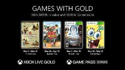 Xbox Live Games with Gold March 2022 lineup revealed