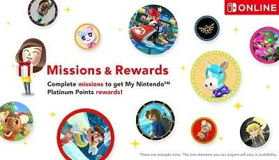 A Missions and Rewards system was added to Nintendo Switch Online