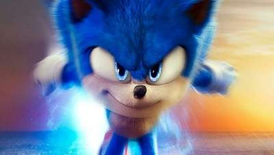 Sonic the Hedgehog 2 movie poster heavy on nostalgia