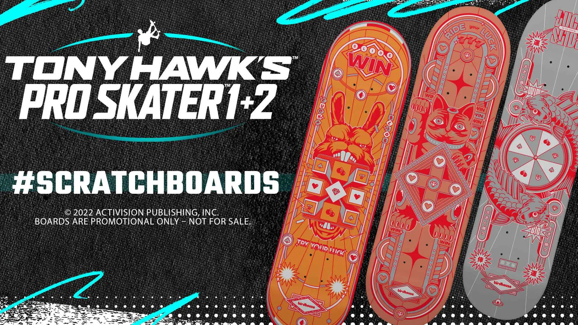 Tony Hawk's Pro Skater 1 and 2 skateboard sweepstakes announced