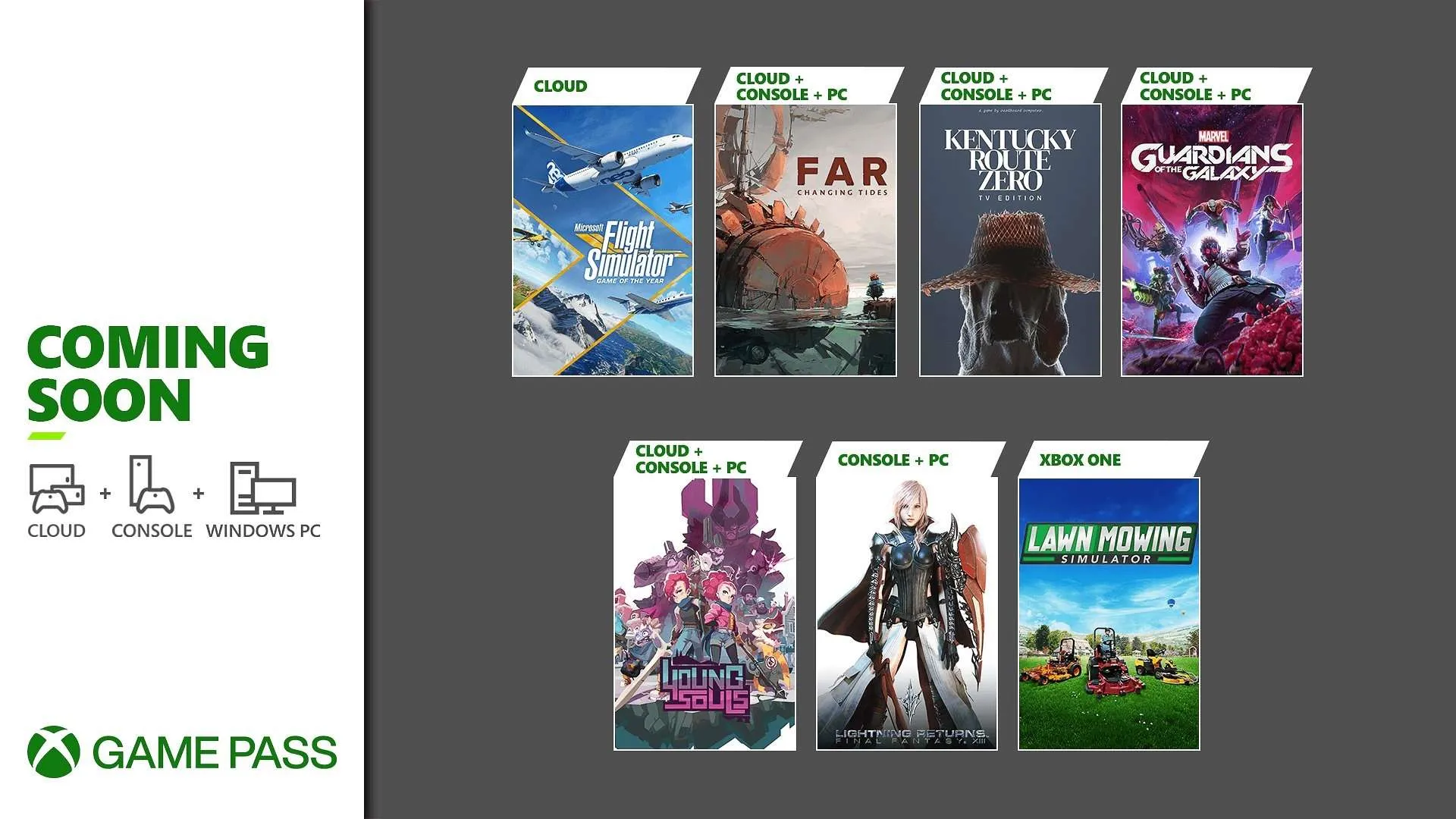 Xbox Game Pass new games