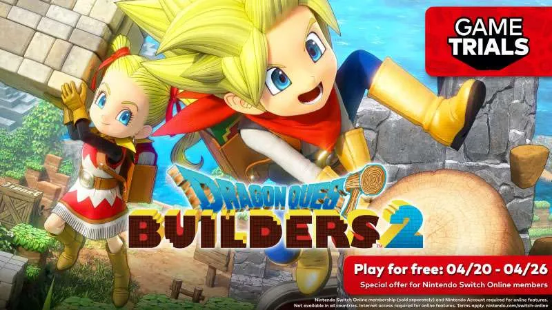 Dragon Quest Builders 2 is free to play on Nintendo Switch this week