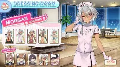Otoko Cross: Pretty Boys Mahjong Solitaire is a puzzle game with crossdressers