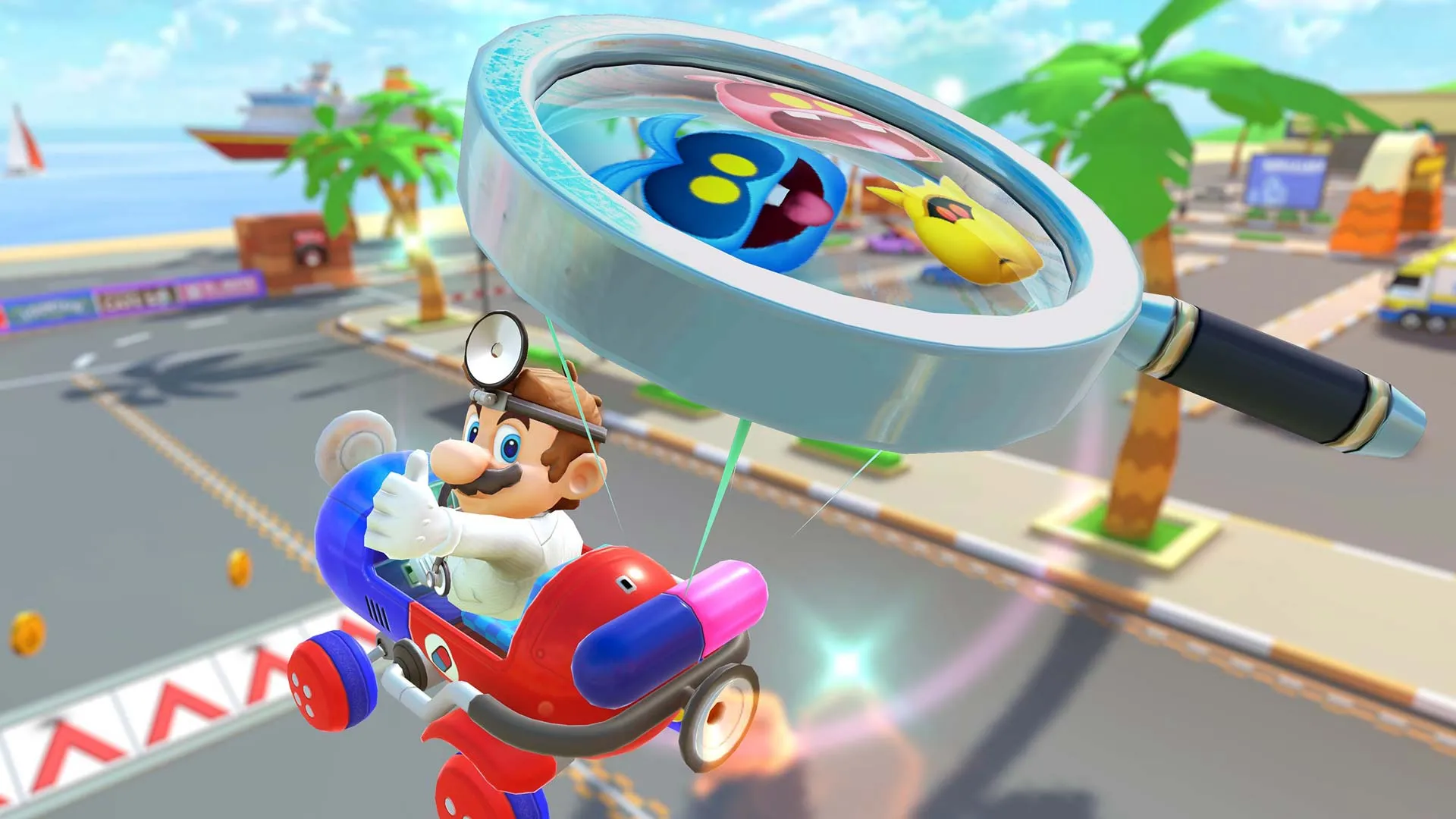 Doctor Mario joins Mario Kart Tour