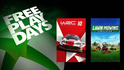Xbox Free Play Days: WRC 10 and Lawn Mowing Simulator