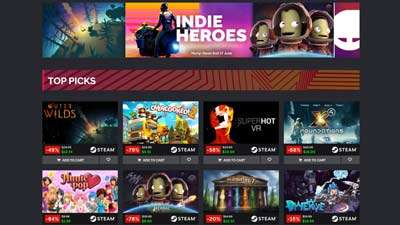 Green Man Gaming Indie Heroes Sale has games up to 90% off