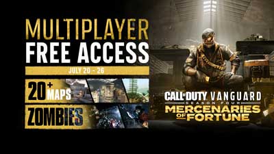 Call of Duty: Vanguard free multiplayer and zombies starts tomorrow