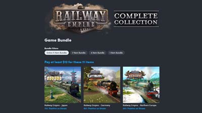 Humble Bundle’s Railway Empire Complete Collection packs game and DLC