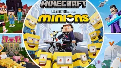 Minions arrive in Minecraft again as a new DLC update