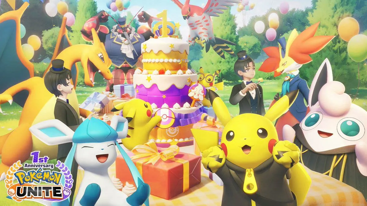 Pokémon Unite celebrates anniversary with in-game events and gifts
