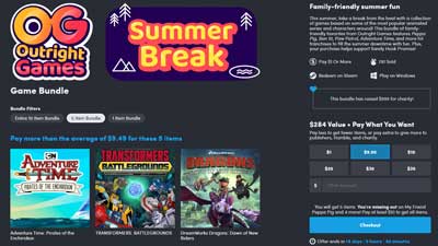 Humble Outright Games Summer Break Bundle out now