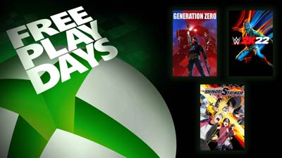 WWE 2K22, Generation Zero, and Naruto to Boruto free to play on Xbox this weekend