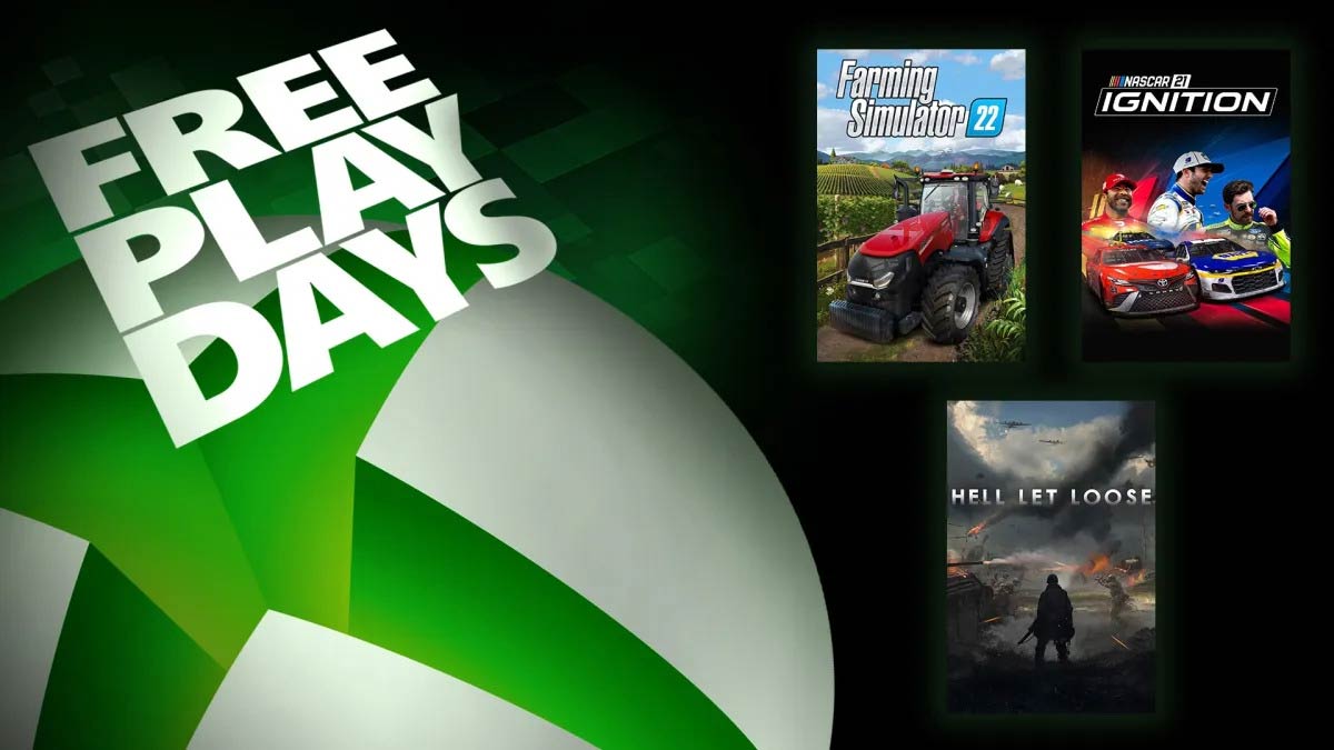 Xbox Free Play Days: Farming Simulator 22, Hell Let Loose, NASCAR 21 Ignition