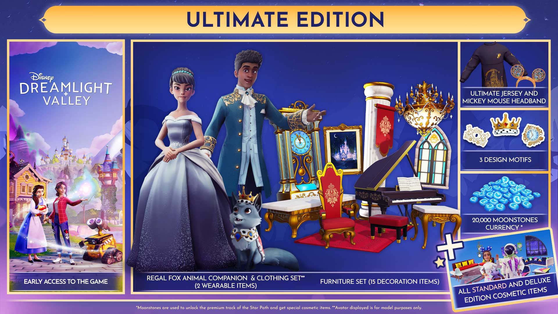 Here's what is in the Disney Dreamlight Valley Founder's Pack Editions