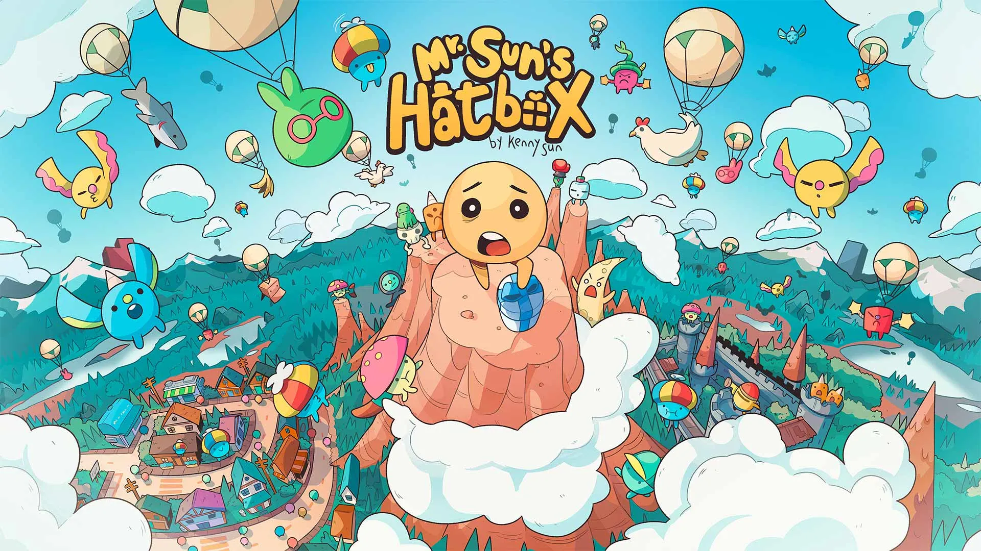 Mr. Sun's Hatbox is a slapstick roguelite stealth platformer