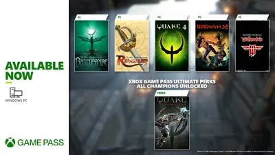 Xbox Game Pass for PC adds 5 classics including Quake 4 and Return to Castle Wolfenstein