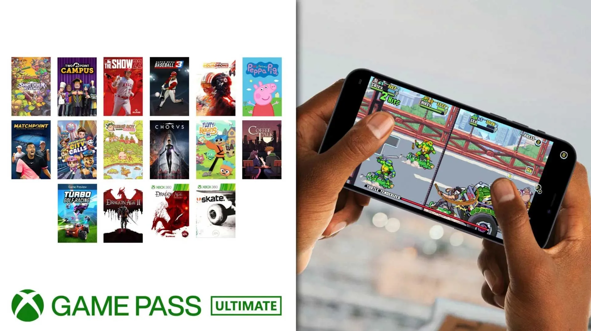Dragon Age Origins, TMNT Shredder's Revenge, and more get Xbox Game Pass touch controls