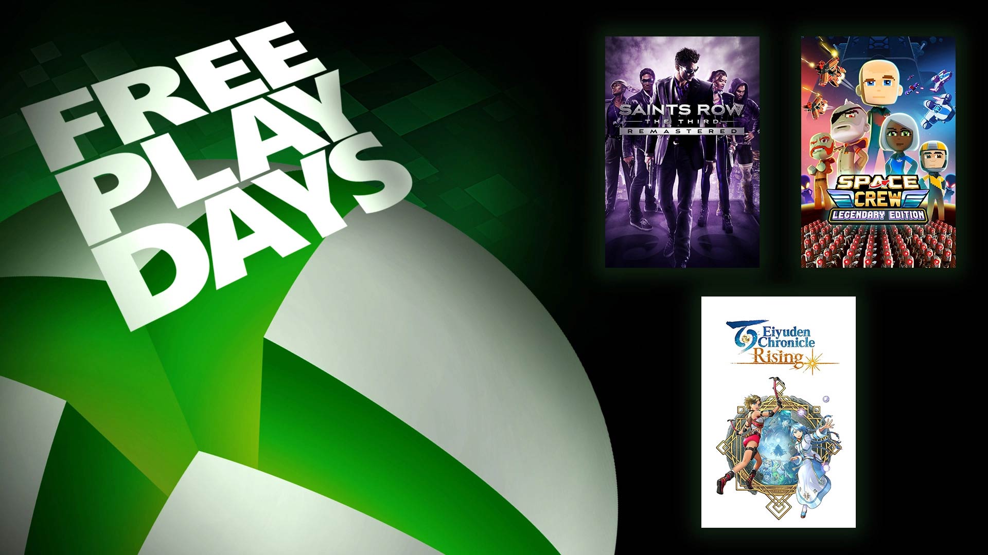 Xbox Free Play Days: Eiyuden Chronicle Rising, Saints Row the Third Remastered, Space Crew