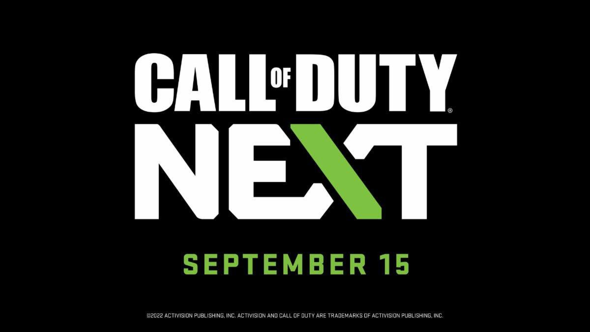Call of Duty Next event reveals the future of the franchise on September 15