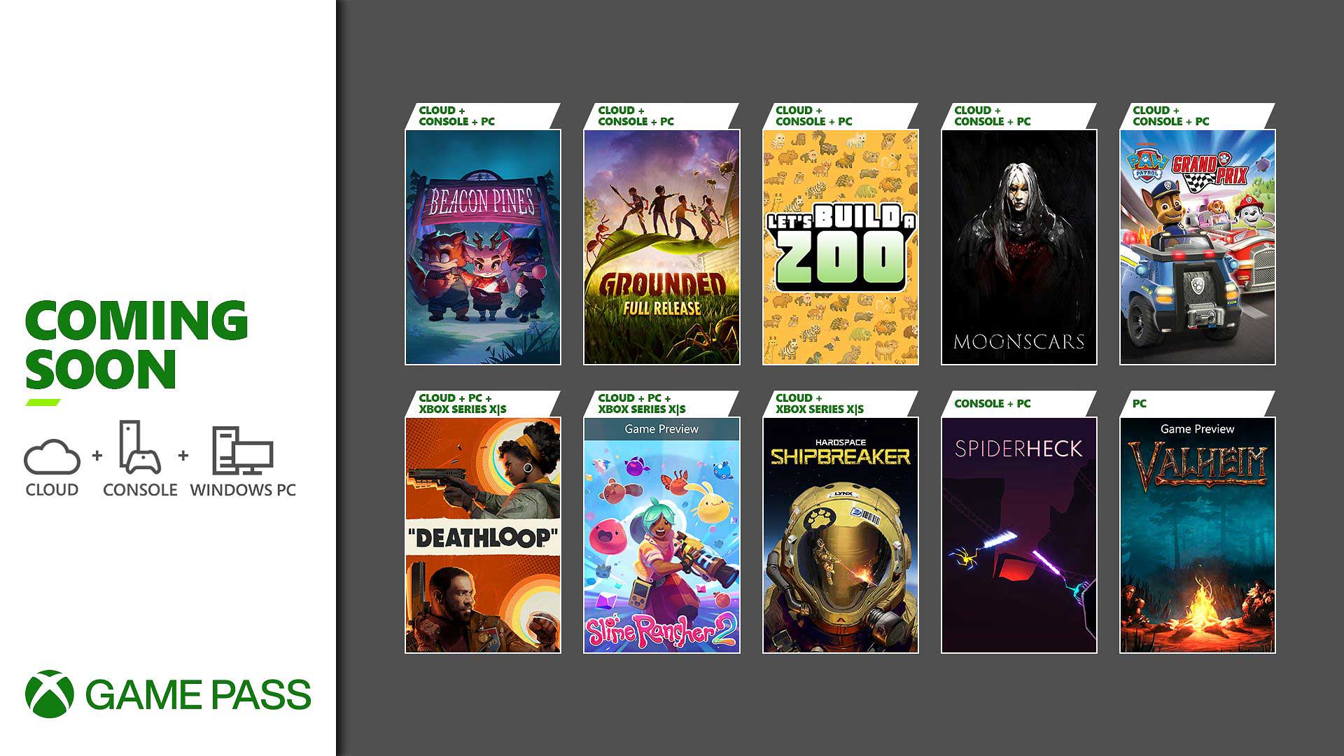 Deathloop, Slime Rancher 2, Valheim, and more coming soon to Xbox Game Pass