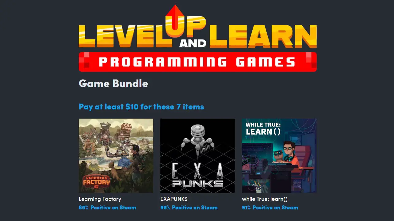 Humble Level Up and Learn Bundle out now