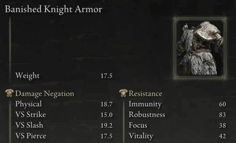 Banished Knight's Chestpiece (Unaltered)
