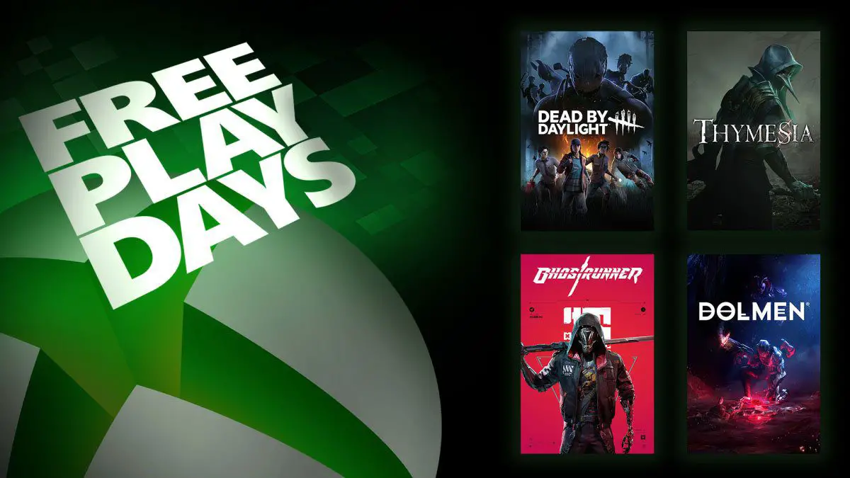 Ghostrunner, Thymesia, Dolmen, Dead by Daylight free to play on Xbox this weekend