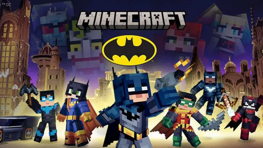 Minecraft Batman DLC has an open-world Gotham City