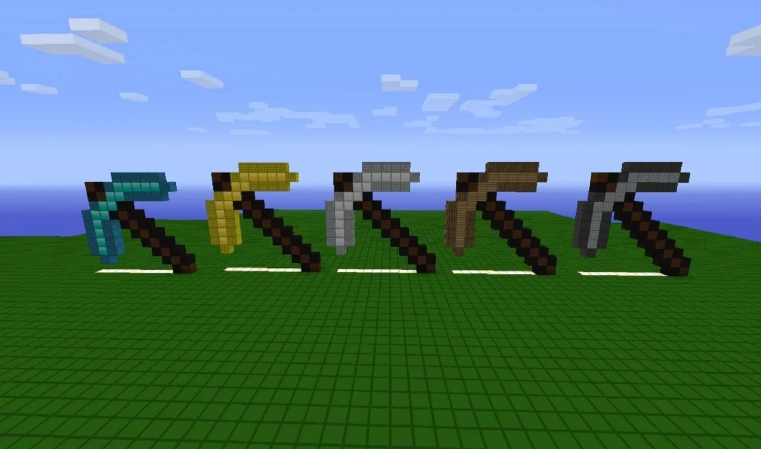 Minecraft pickaxes
