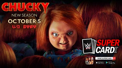 WWE SuperCard adds horror icon Chucky