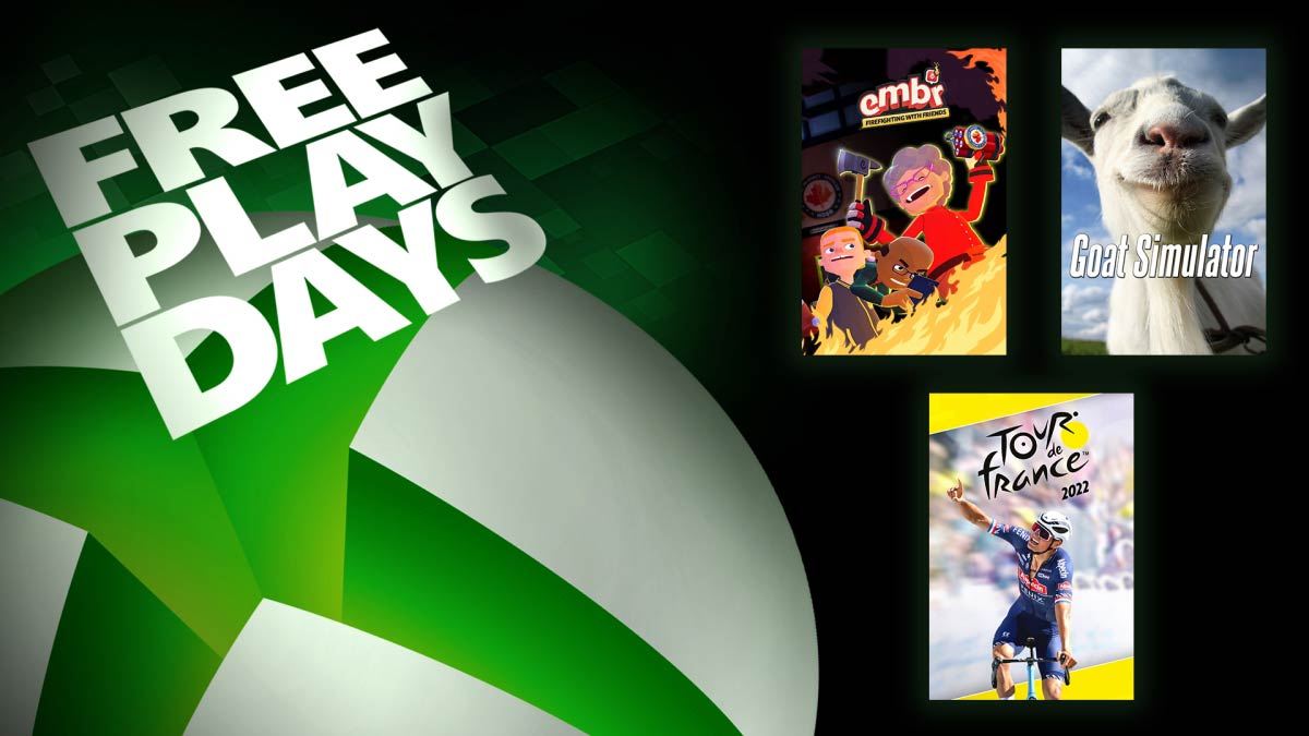 Xbox Free Play Days: Embr, Goat Simulator, Tour de France 2022