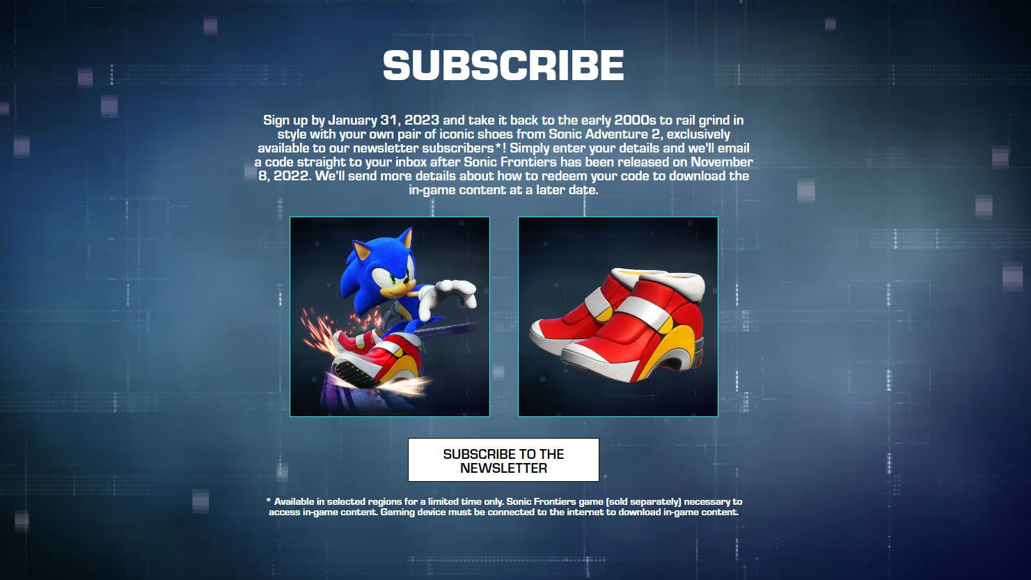 How to get free Sonic Frontiers Sonic Adventure 2 DLC