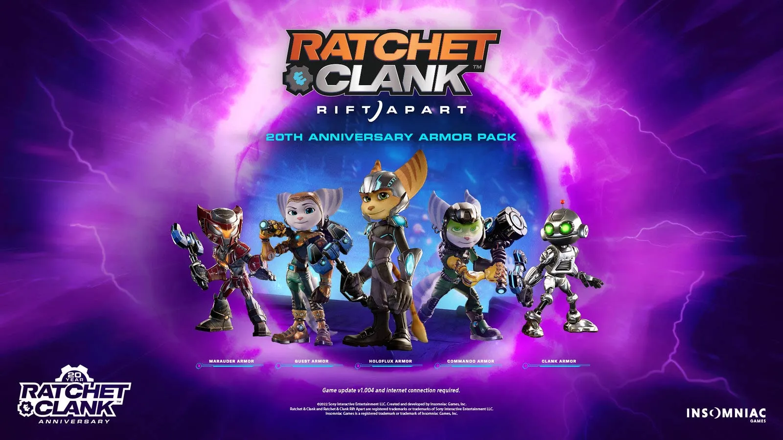 Ratchet & Clank 20th Anniversary celebrated with free DLC and classic games on PS Plus