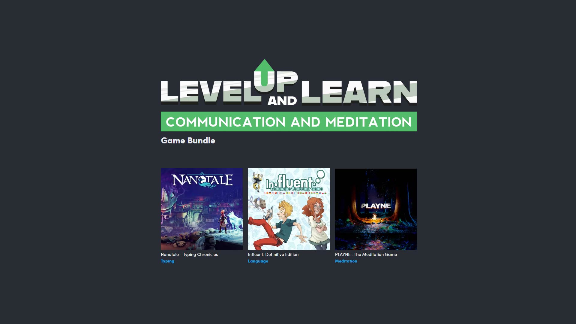 Humble Level Up and Learn Bundle packs eight games to learn real-world skills