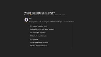 Poll of the Week: What’s the best game on PS5?