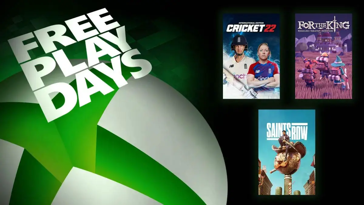 Xbox Free Play Days: Cricket 22, For the King, Saints Row