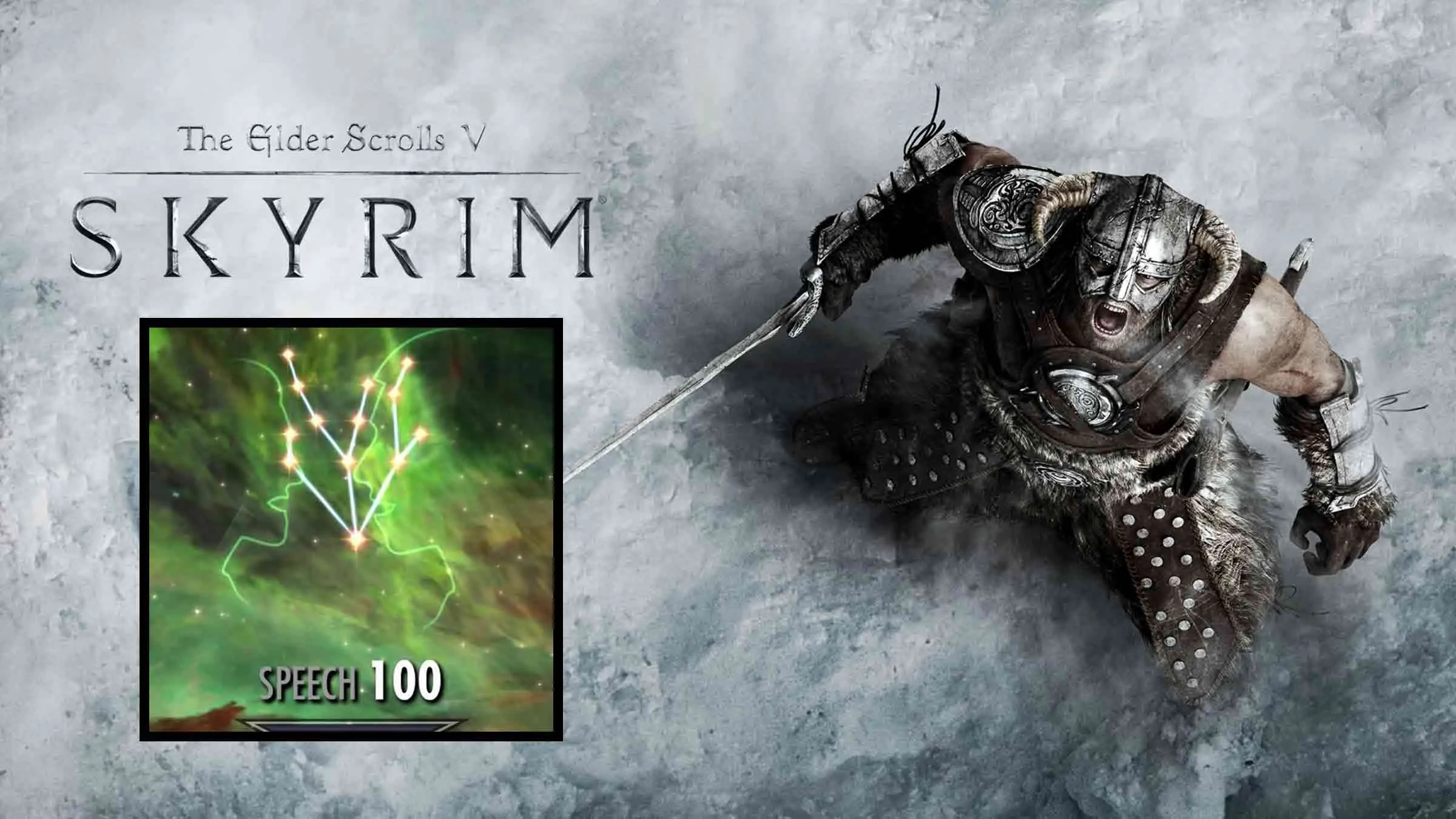 how to get speech to 100 in skyrim
