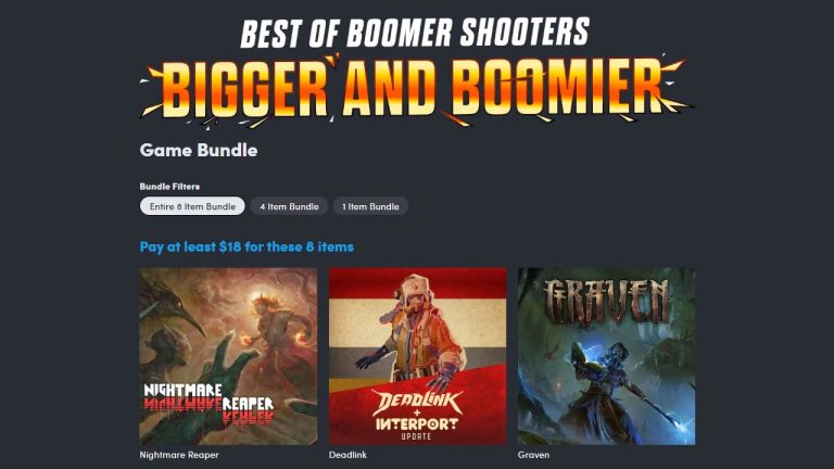 Latest Humble Bundle packs boomer shooters