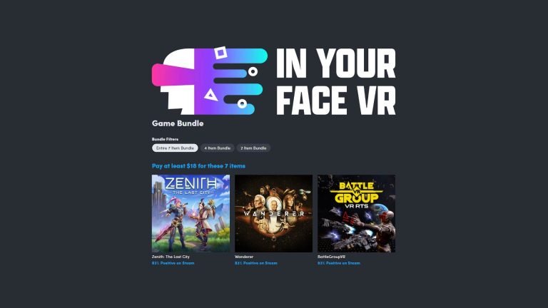 Humble In Your Face VR Bundle packs 7 games