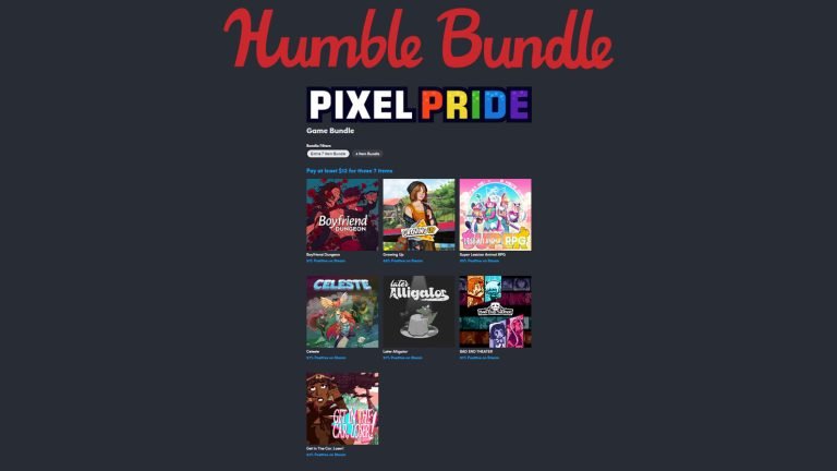 Humble Pixel Pride Bundle packs seven games with LGBTQ characters or creators